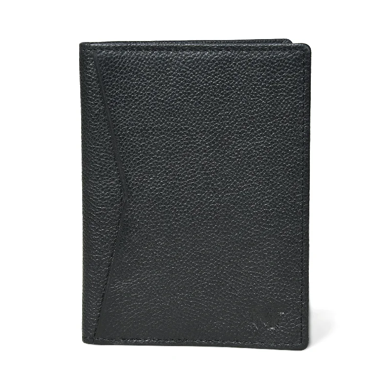 Front Pocket Black Passport Holder