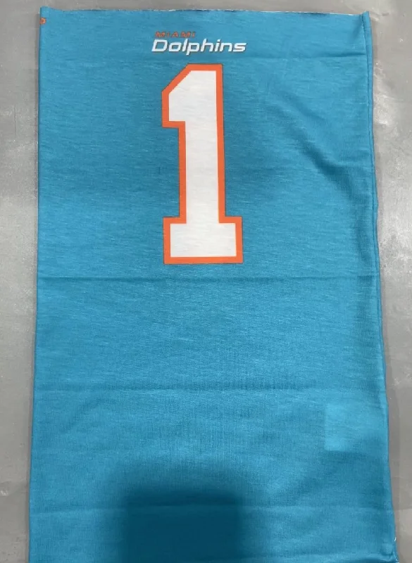 Miami Dolphins Tua Tagovailoa Neck & Face Gaiter Scarf