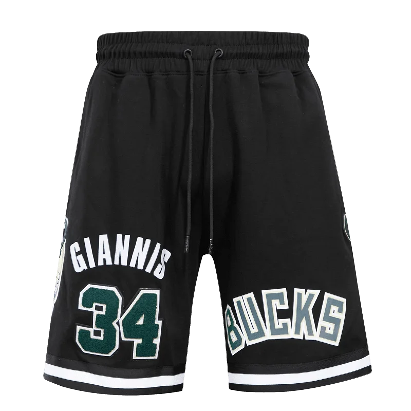 NBA MILWAUKEE BUCKS GIANNIS PRO TEAM MEN'S SHORT (BLACK)