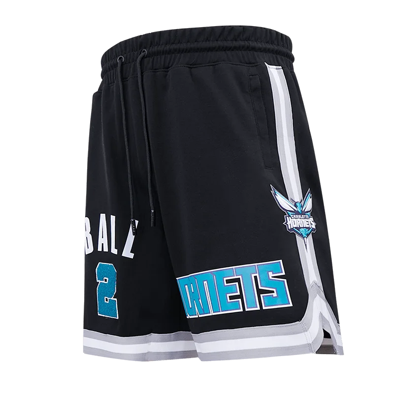 NBA CHARLOTTE HORNETS BALL PRO TEAM MEN'S SHORT (BLACK)