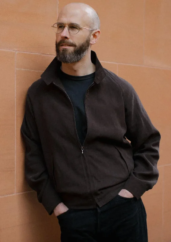 High Street Series Linen Harrington