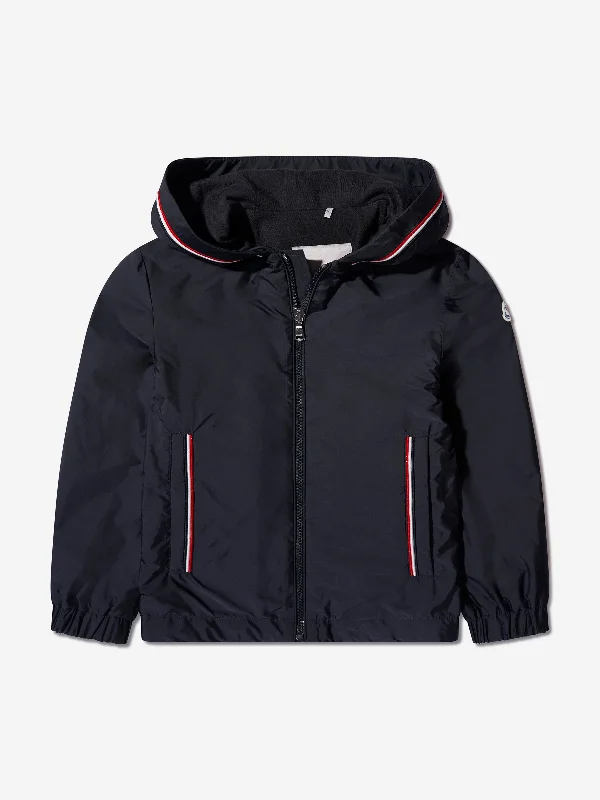 Dressing Tips Moncler Enfant Boys Granduc Zip Up Jacket in Navy