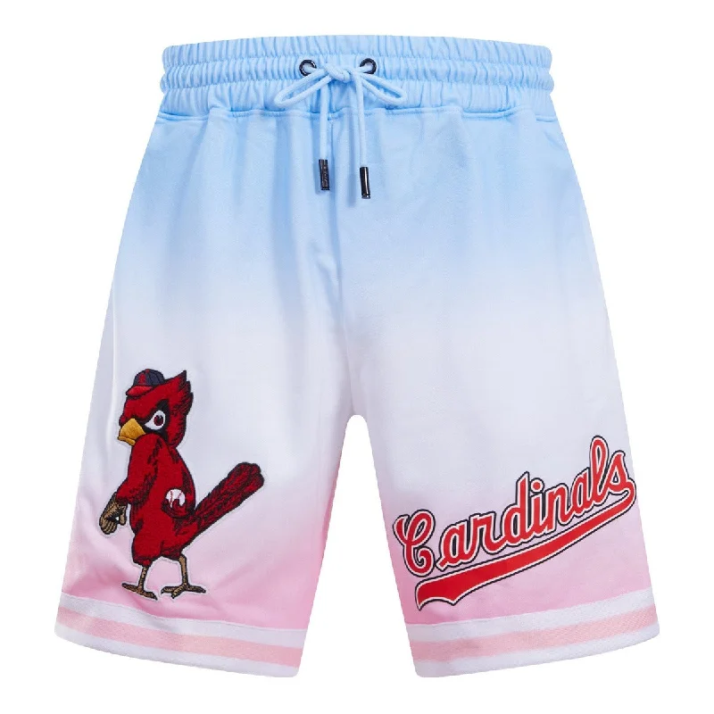 MLB ST. LOUIS CARDINALS LOGO PRO TEAM MEN'S SHORT (BLUE/WHITE/PINK)