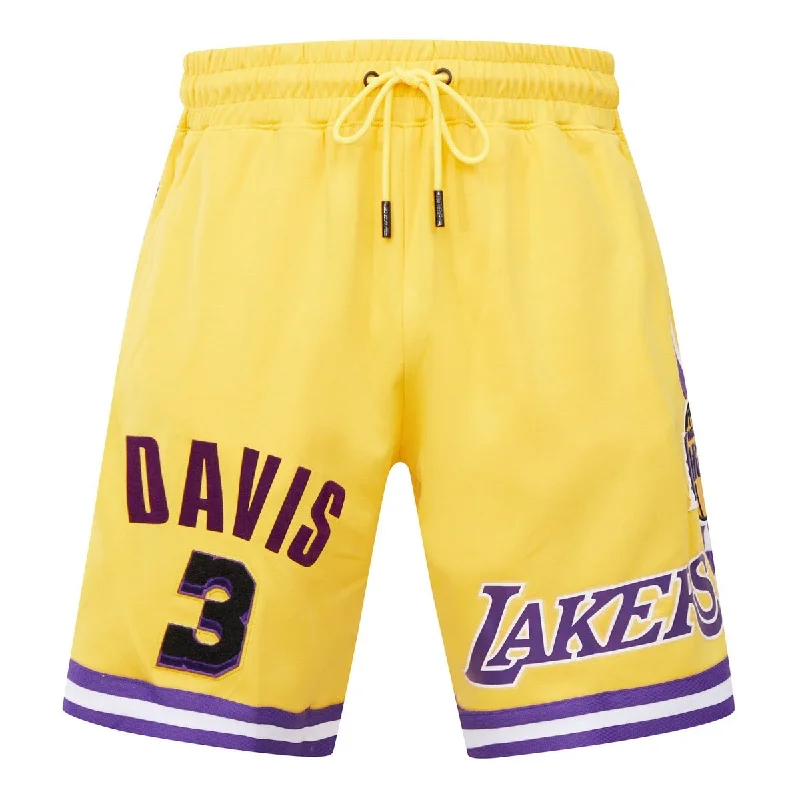 NBA LOS ANGELES LAKERS DAVIS PRO TEAM MEN'S SHORT (YELLOW)