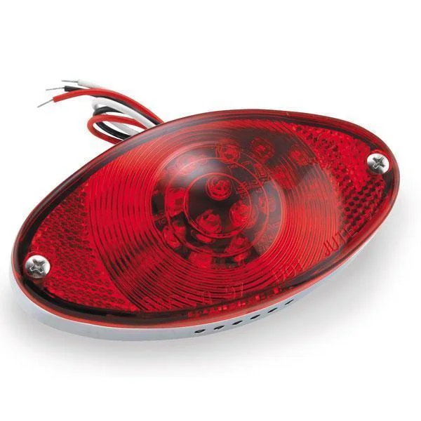 Close Out Biker's Choice 489649 Red L.E.D. Cateye Taillight