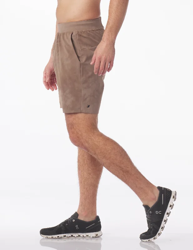 Turf Short: Mocha Stone Dye