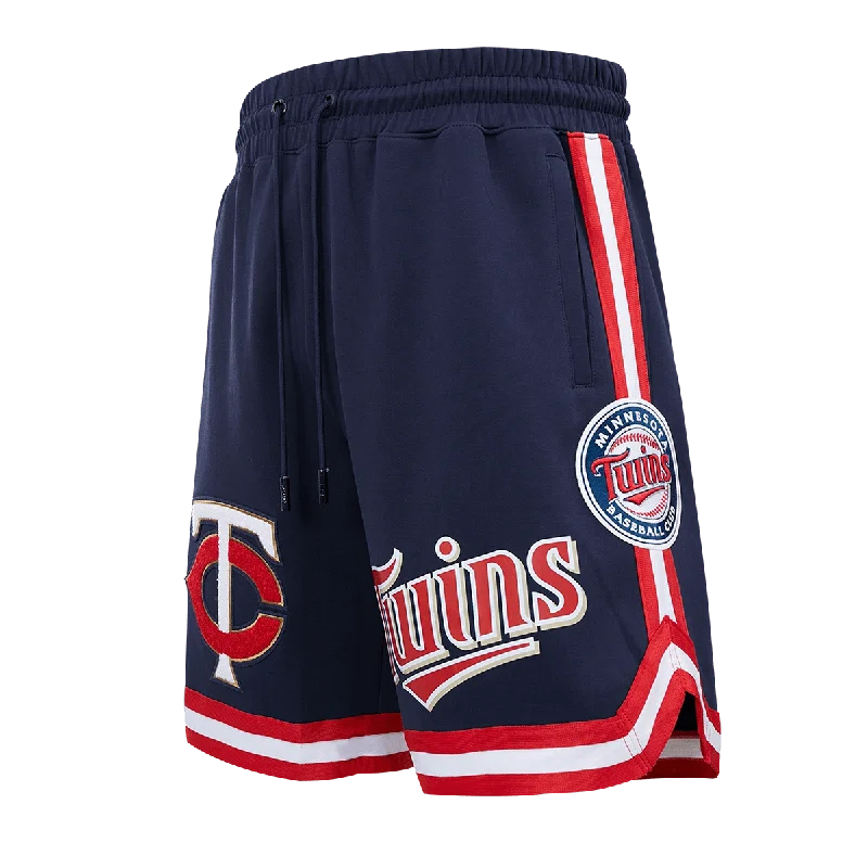 MLB MINNESOTA TWINS CLASSIC CHENILLE MEN'S SHORT (MIDNIGHT NAVY)