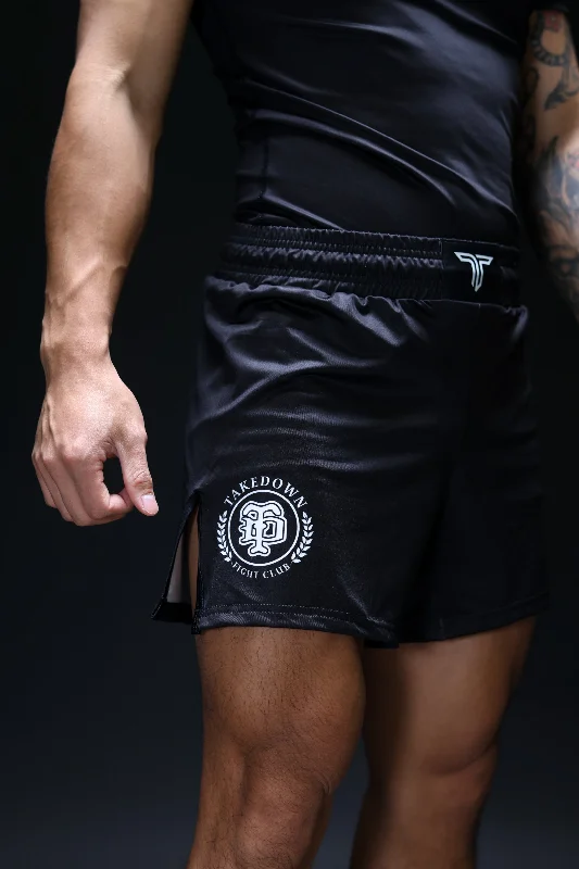 Train Fight Repeat Fight Shorts (5"&7“ Inseam) - Black