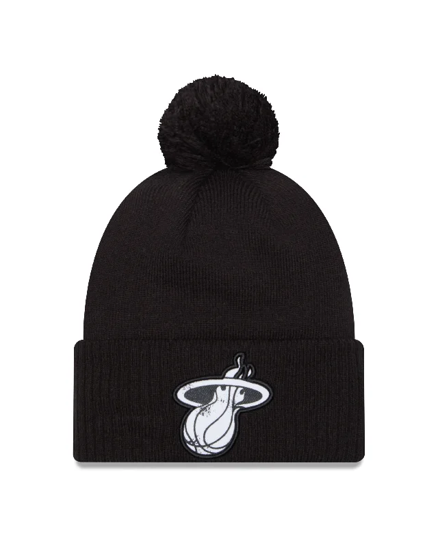 Miami Heat New Era 2023 City Edition Heat Culture Alternate Team Knit Beanie