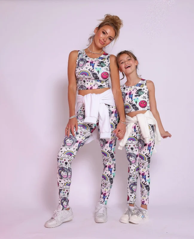 Unicorn Graffiti Athletic Set