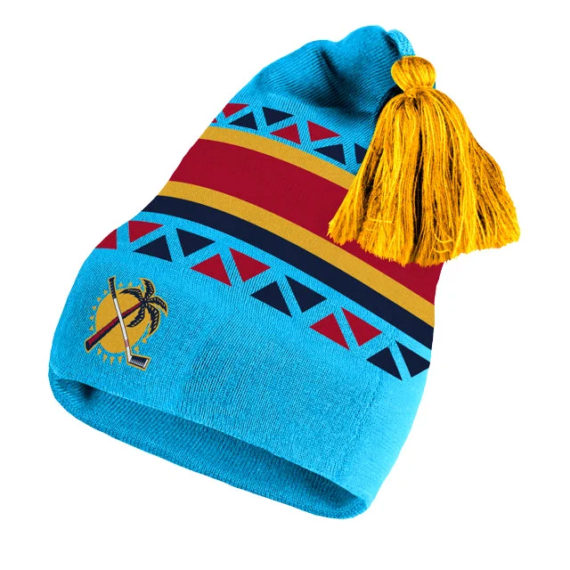 Florida Panthers adidas 2.0 Reverse Retro Beanie - Sky Blue