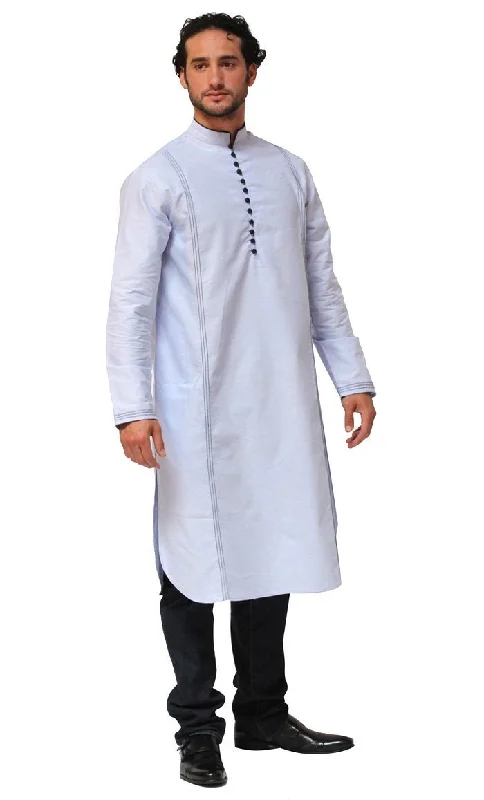 Mens Chambray Slide slits Kurta