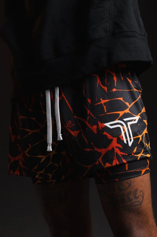 Magma Gym Shorts (5” & 7" Inseam) - Lava