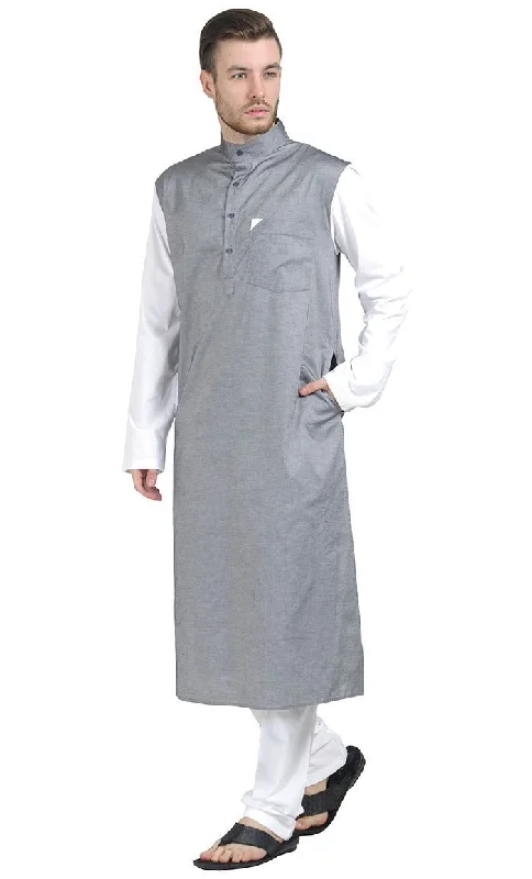 Dual Tone Chambray kurta