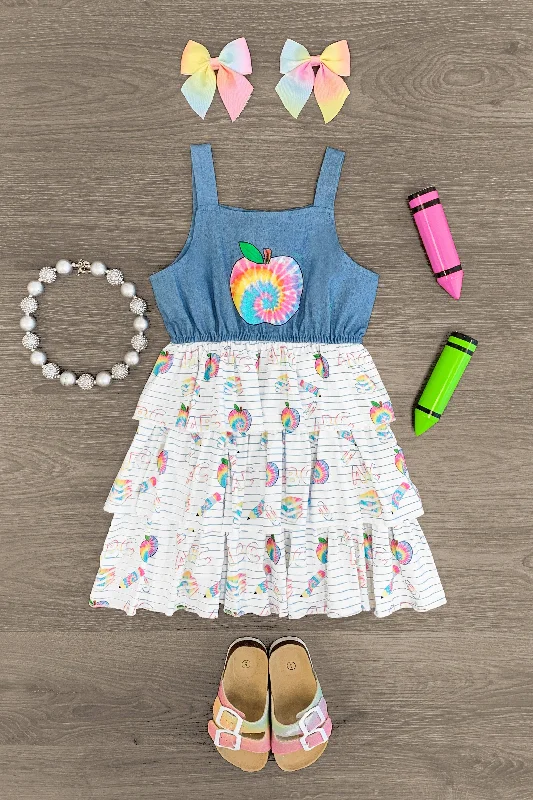 Tie Dye Apple Dress