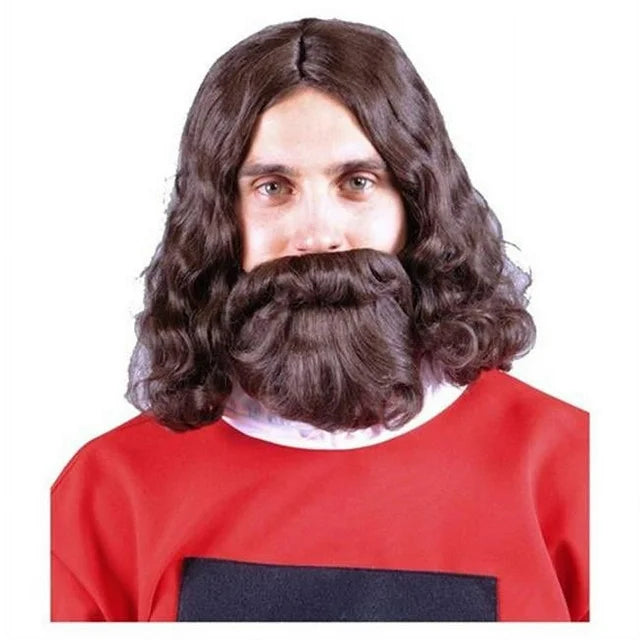 Musketeer Wig & Beard - Brown