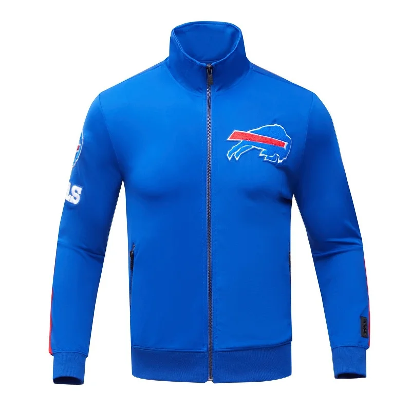 NFL BUFFLO BILLS CLASSIC MEN'S TRACK JACKET (ROYAL BLUE)