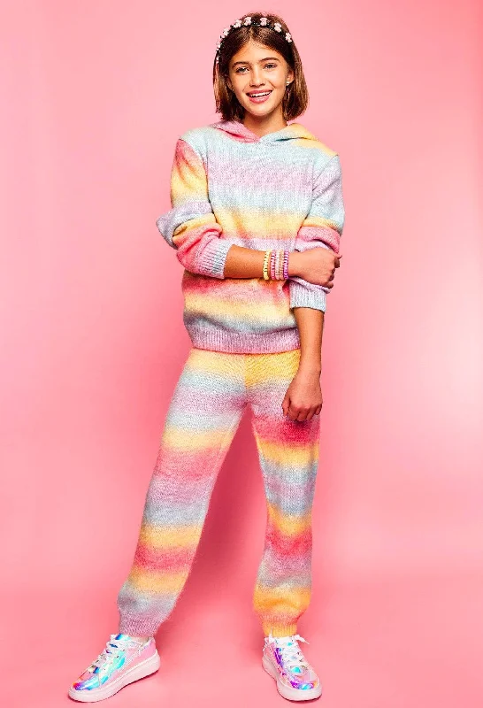 Sunset Knit Hoodie and Pants Set