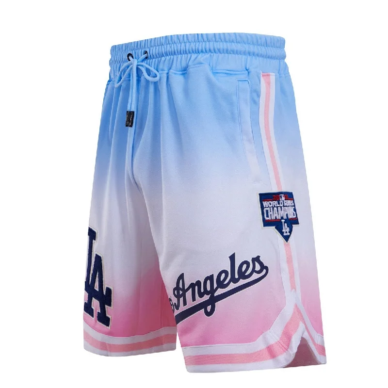 MLB LOS ANGELES DODGERS LOGO PRO TEAM MEN'S SHORT (BLUE/WHITE/PINK)