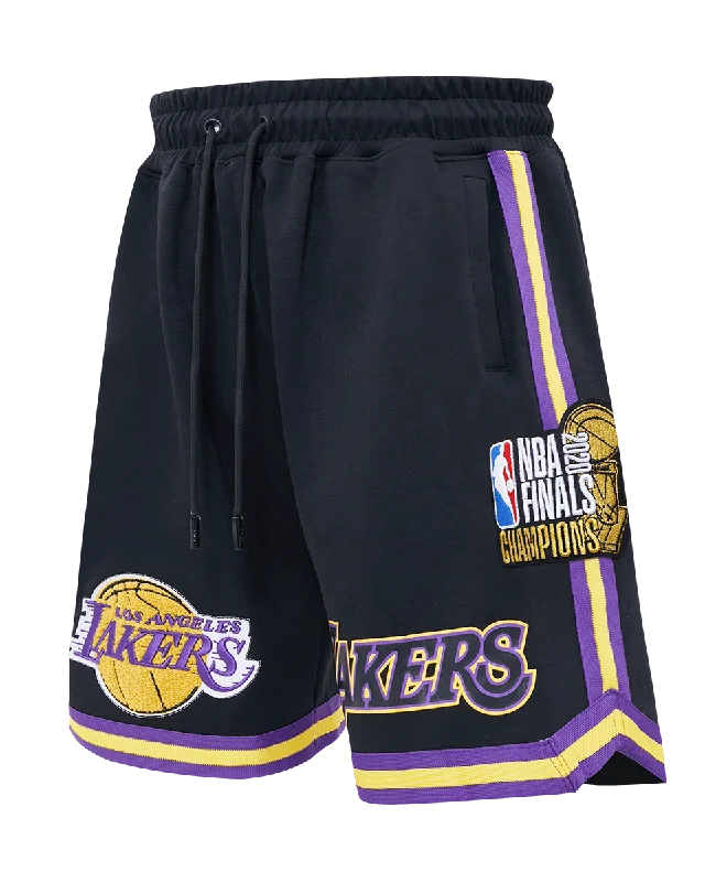 NBA LOS ANGELES LAKERS FINALS CHAMPIONS GAME MEN'S SHORT (BLACK)