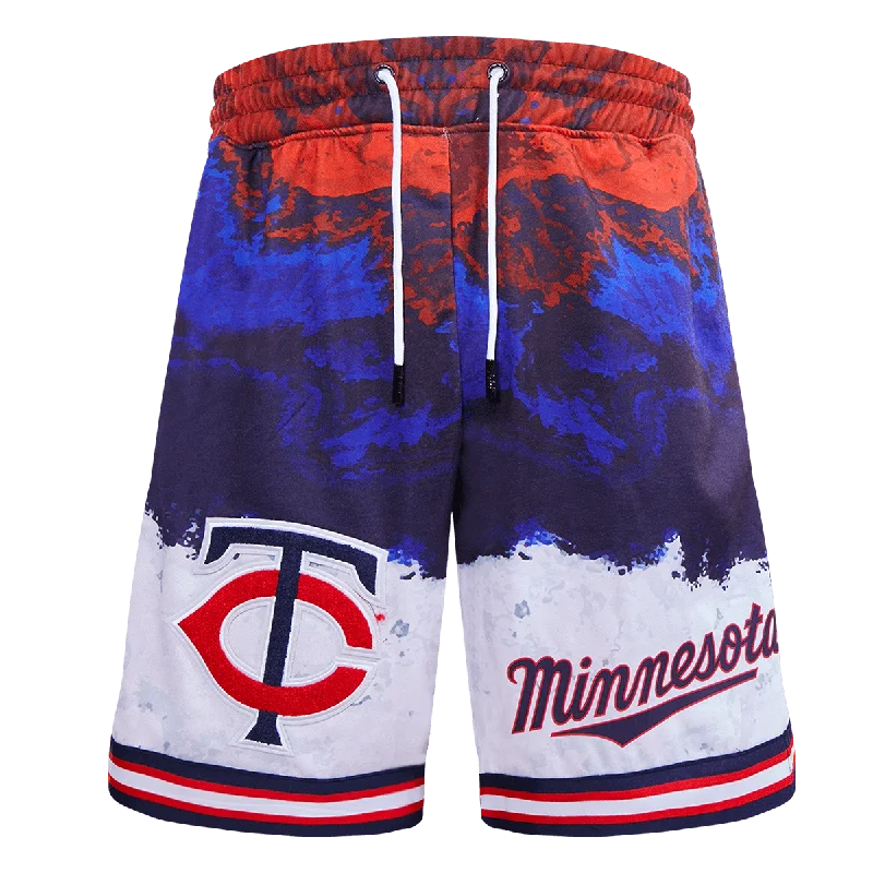 MLB MINNESOTA TWINS LOGO PRO TEAM MEN'S SHORT (RED/WHITE/BLUE)