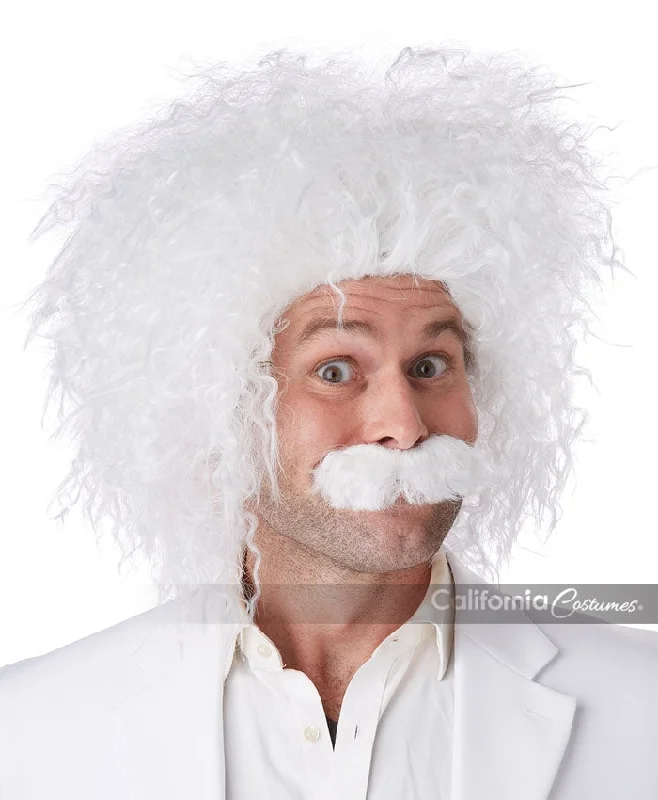 E=MC2 Wig & Moustache