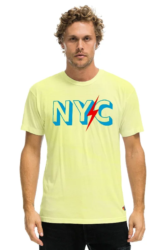 GOV BALL 2024 UNISEX CREW TEE - NEON YELLOW