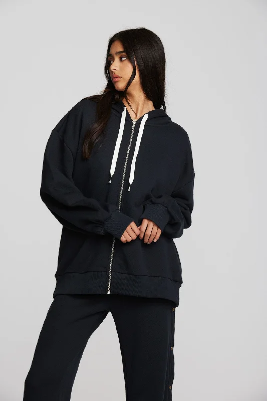 Zuma Cotton Terry Zip Up Hoodie