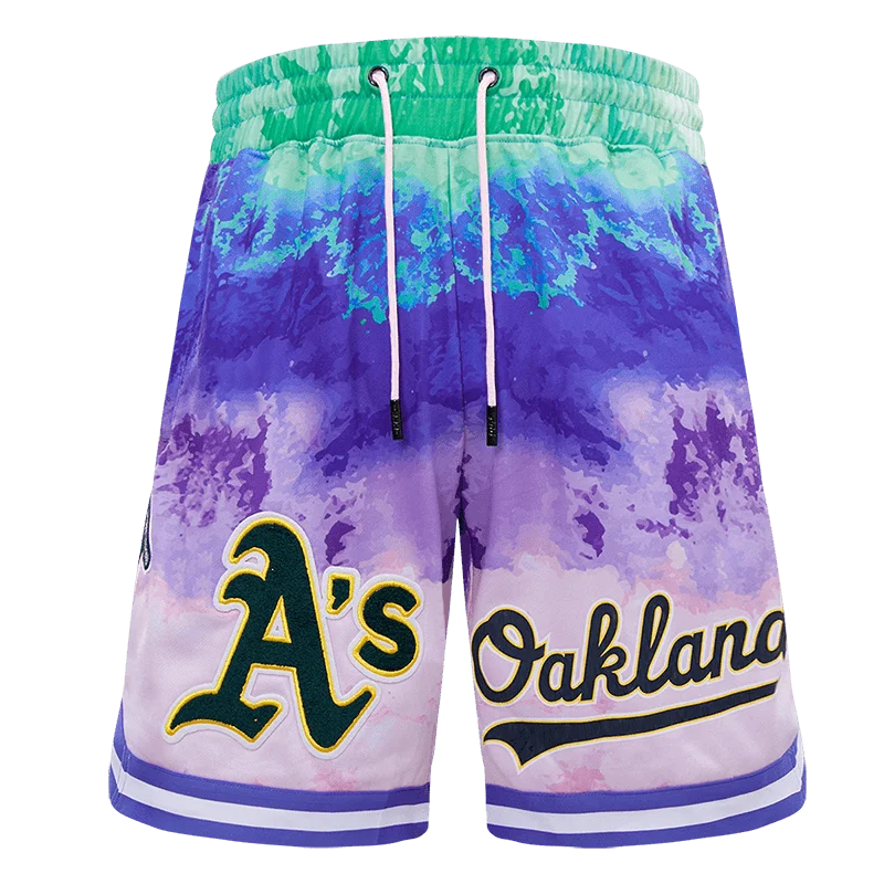 MLB OAKLAND ATHLETICS LOGO PRO TEAM MEN'S SHORT DIP DYE (MULTI)