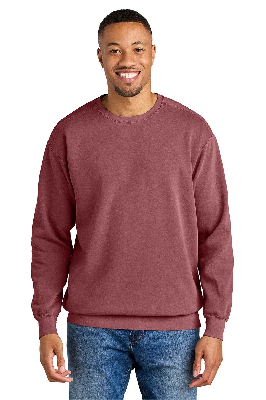 Comfort Colors Mens Crewneck Sweatshirt - Crimson Red