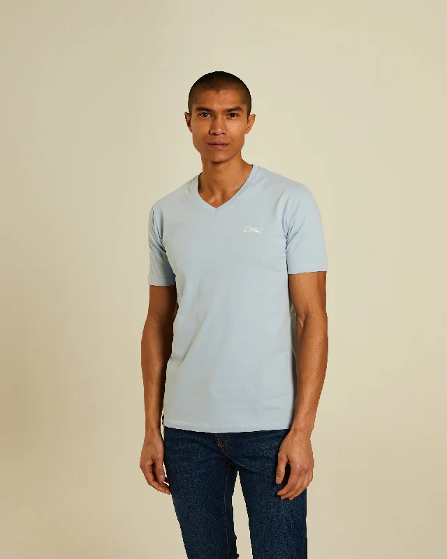 Basic Oakley V Neck Buoy Blue