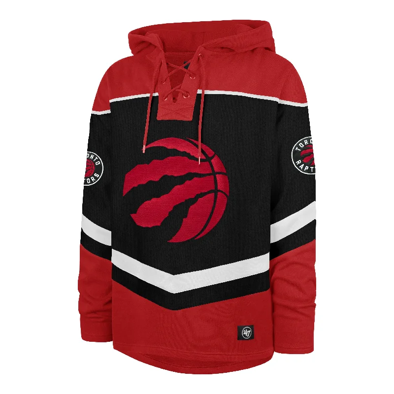 TORONTO RAPTORS TRI SATIN '47 LAYUP LACER HOOD