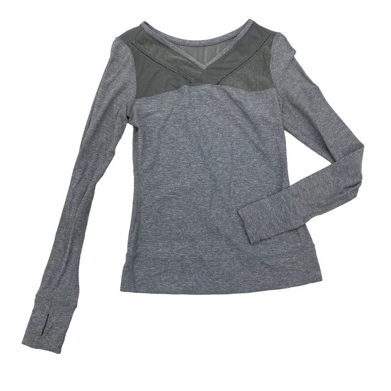 GREY ATHLETIC TOP LS CREWNECK by LULULEMON Size:S