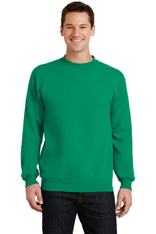 Port & Company Mens Core Pill Resistant Fleece Crewneck Sweatshirt - Kelly Green