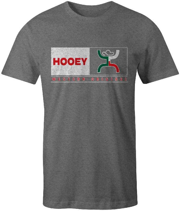 "Match" Grey w/Red/White/Green Logo T-shirt