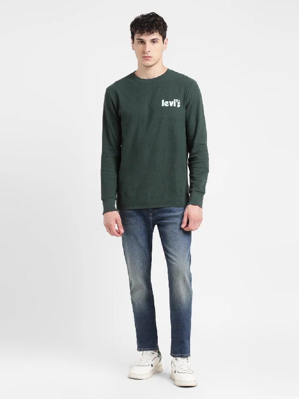 Cozy Lifestyle Men's Solid Round Neck T-shirt