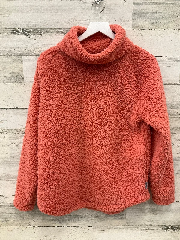 Top Long Sleeve By Eddie Bauer In Orange, Size: S