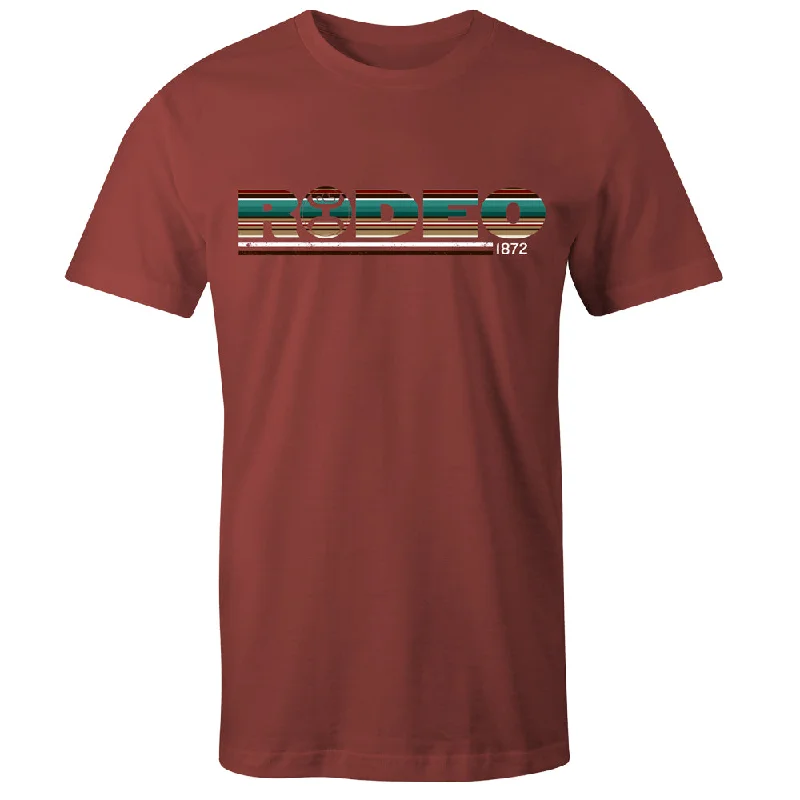 "Rodeo" Crimson w/ Serape T-shirt