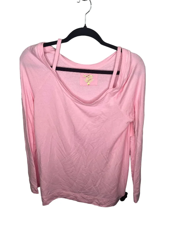 Athletic Top Long Sleeve Crewneck By Lilly Pulitzer In Pink, Size: M