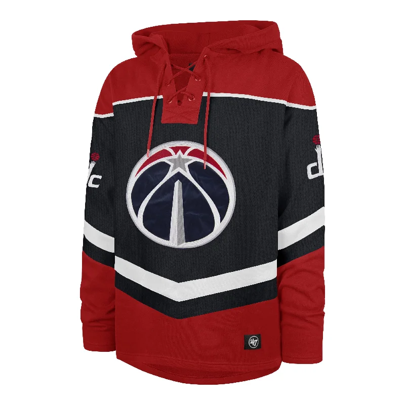 WASHINGTON WIZARDS TRI SATIN '47 LAYUP LACER HOOD