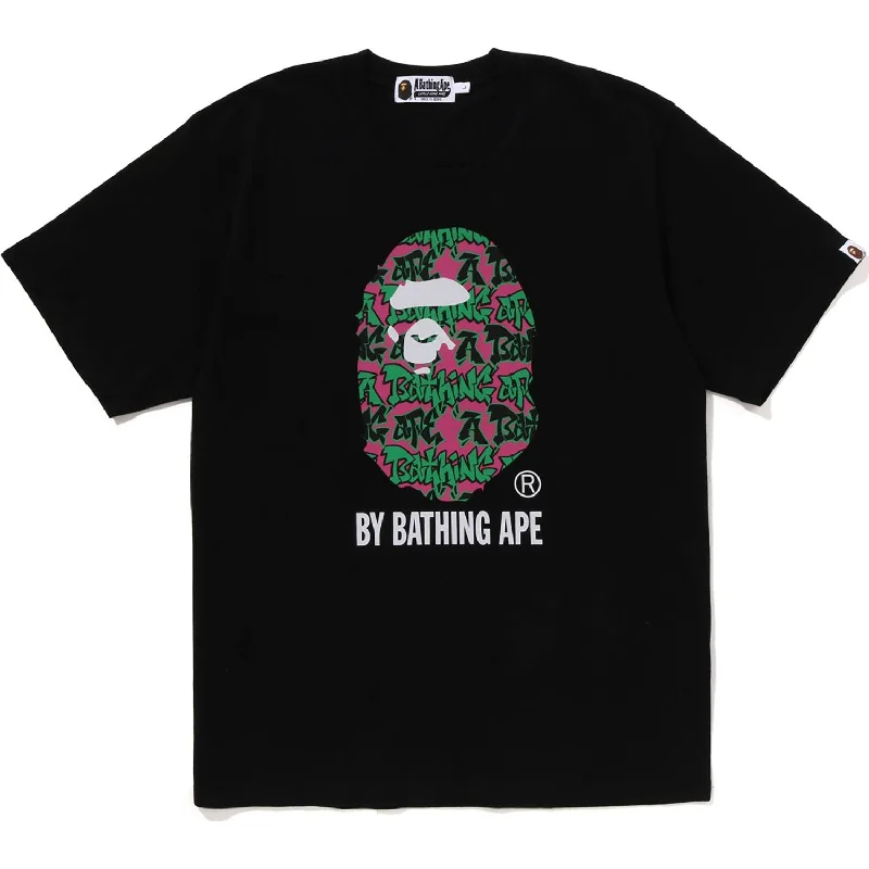 Graffiti Pattern By Bathing Ape Tee Mens