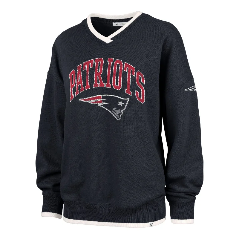 NEW ENGLAND PATRIOTS CLUBHOUSE DAZE EIGHTIES '47 PULLOVER WOMENS