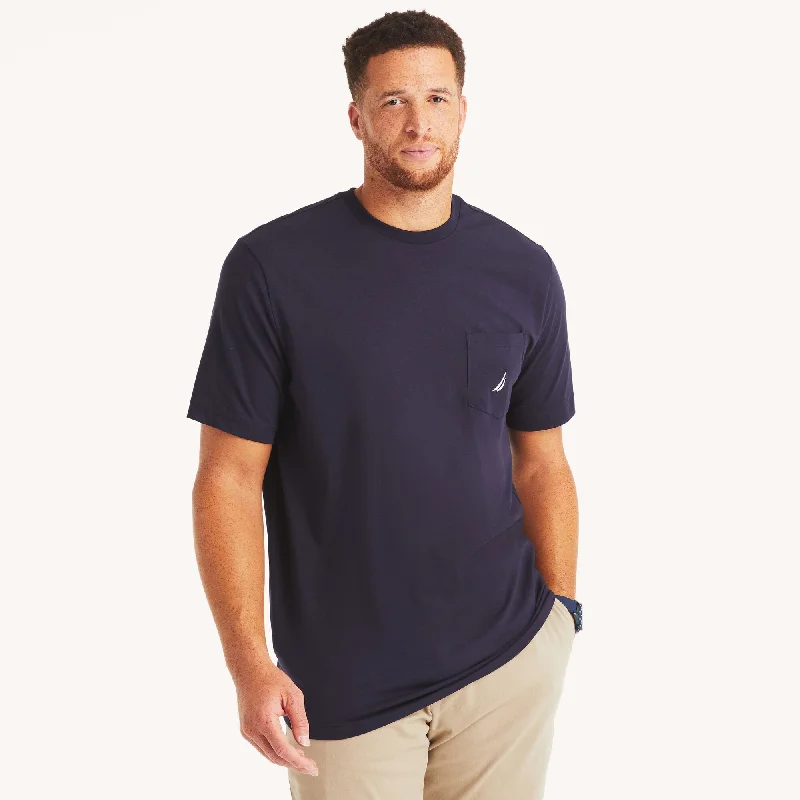 Nautica Mens Big & Tall Pocket T-Shirt