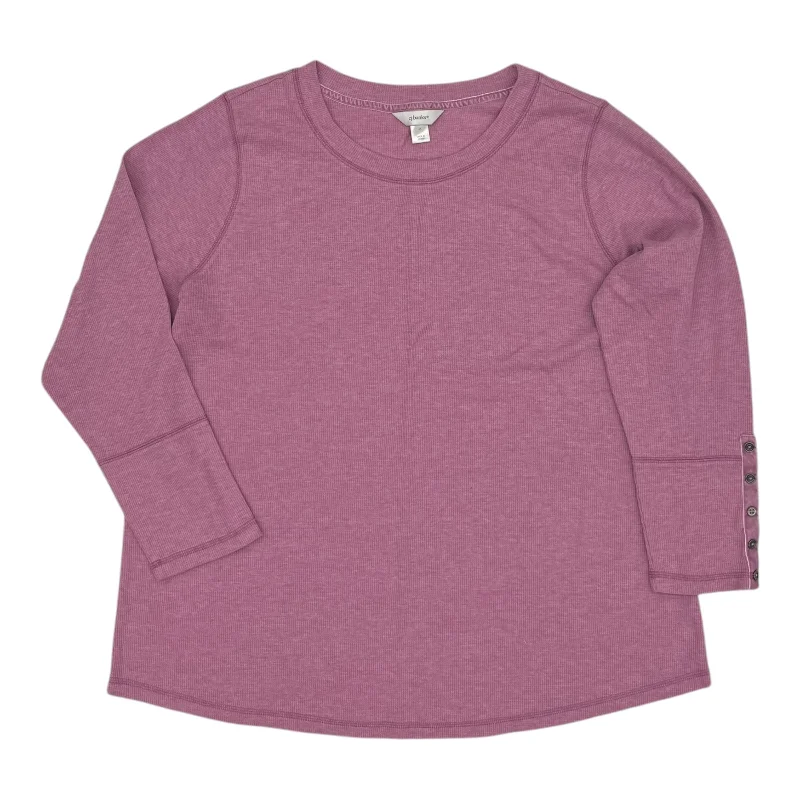 Top Ls By Cj Banks In Pink, Size:2X