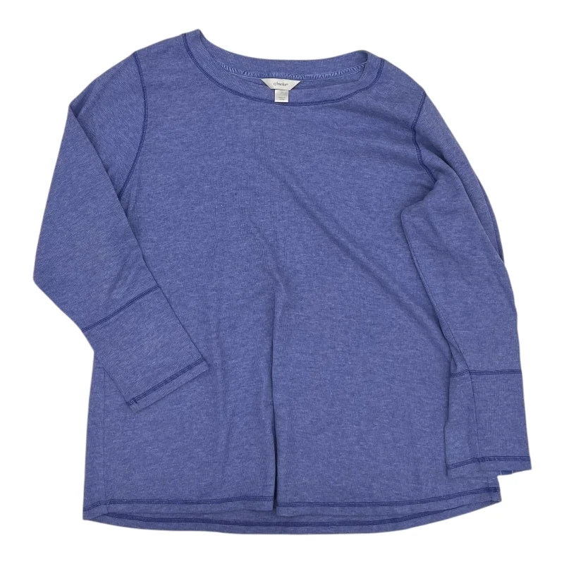 Top Ls By Cj Banks In Blue, Size:2X