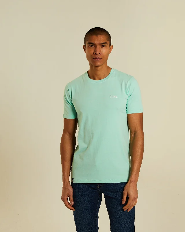 Basic Caden O Neck Tee Cool Mint