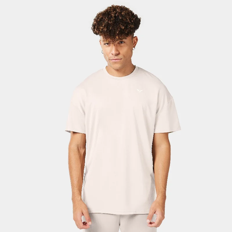 Essential Oversized Tee - Silver Lining