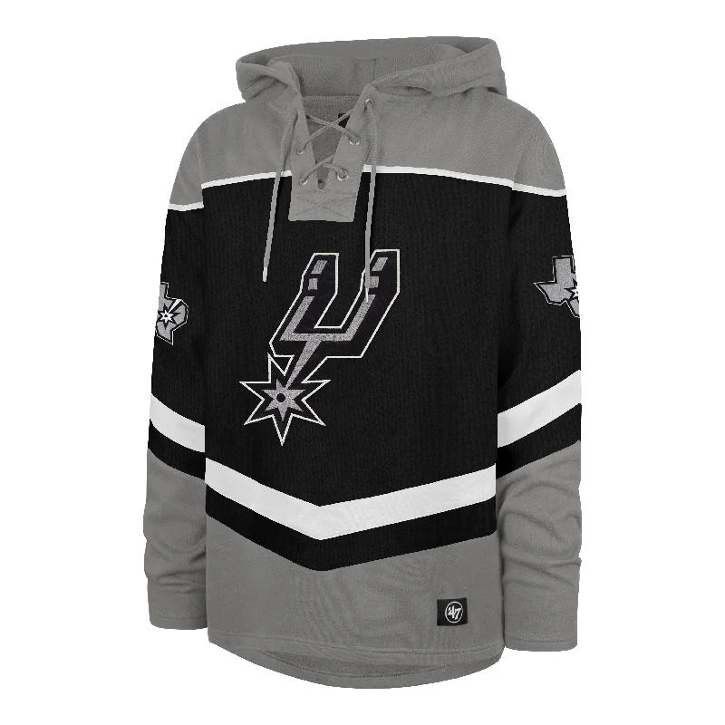 SAN ANTONIO SPURS TRI SATIN '47 LAYUP LACER HOOD