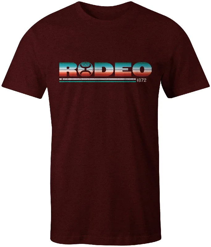 "Rodeo" Cranberry w/ Serape Pattern Logo