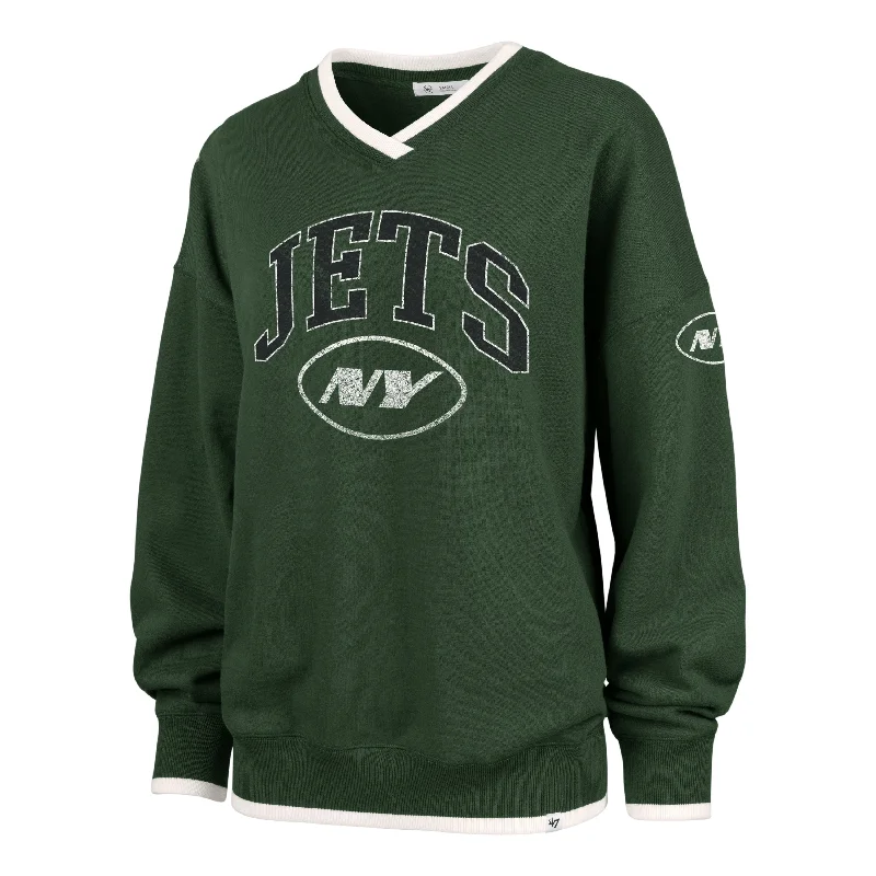 NEW YORK JETS CLUBHOUSE DAZE EIGHTIES '47 PULLOVER WOMENS